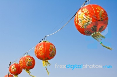 Chinese Lanterns Stock Photo