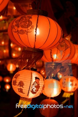 Chinese Lanterns Stock Photo