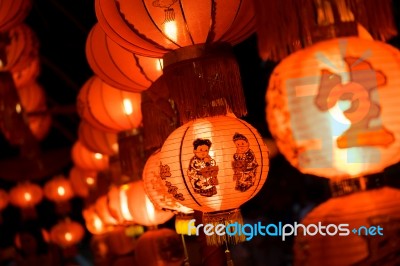 Chinese Lanterns  Stock Photo