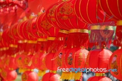 Chinese Lanterns  Stock Photo