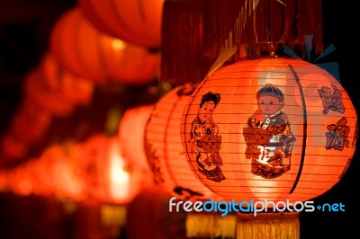 Chinese Lanterns Stock Photo