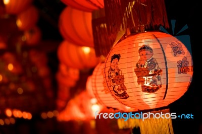 Chinese Lanterns Stock Photo