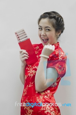 Chinese New Year. In Chinese, A Red Packet Is A Monetary Gift Wh… Stock Photo