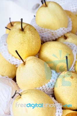 Chinese Pear Stock Photo