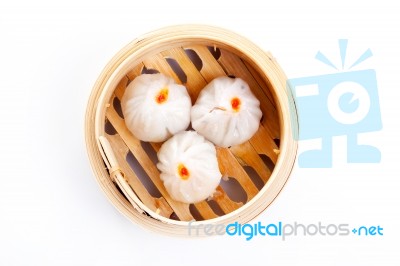 Chinese Steamed Buns Stock Photo