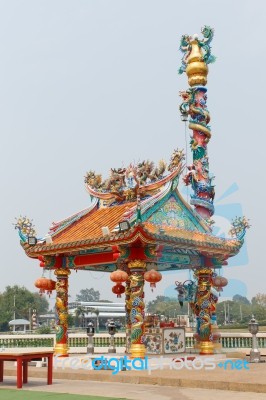 Chinese Temple Incense Stock Photo