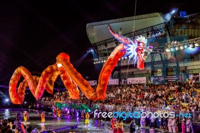 Chingay Festival 2012 In Singapore Stock Photo