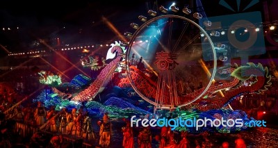 Chingay Festival 2012 In Singapore Stock Photo