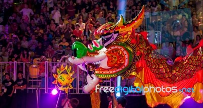 Chingay Festival 2012 In Singapore Stock Photo