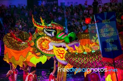 Chingay Festival 2012 In Singapore Stock Photo