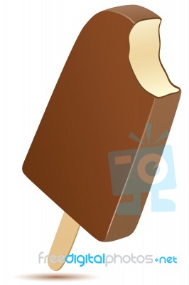 Choco Stick Ice Cream Stock Image