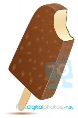 Choco Stick Ice Cream Stock Image