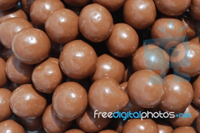 Chocolate Balls Stock Photo