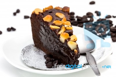 Chocolate Cake Stock Photo