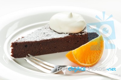 Chocolate Cake Stock Photo