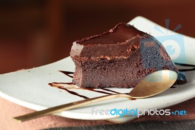 Chocolate Cake Stock Photo