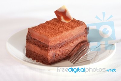 Chocolate Cake Stock Photo