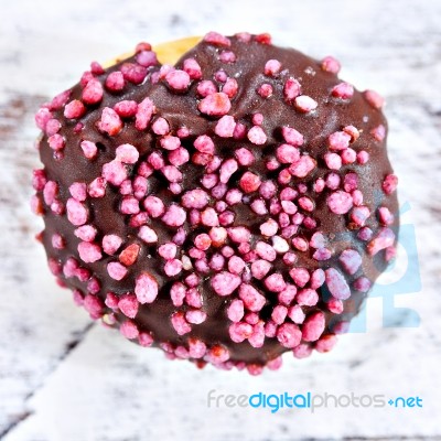 Chocolate Donuts Stock Photo