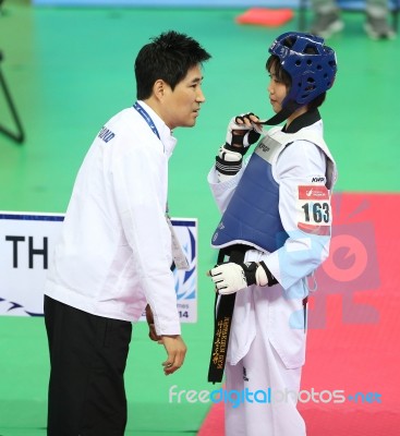 Choi Young Seok Head Coach Of Thailand Stock Photo