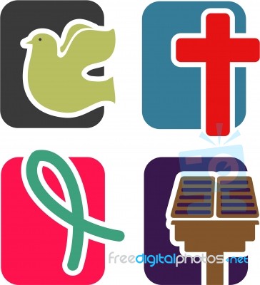 Christian Icons Stock Image