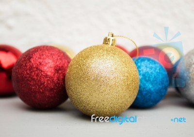 Christmas Balls Ornament  Stock Photo