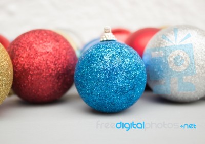 Christmas Balls Ornament  Stock Photo