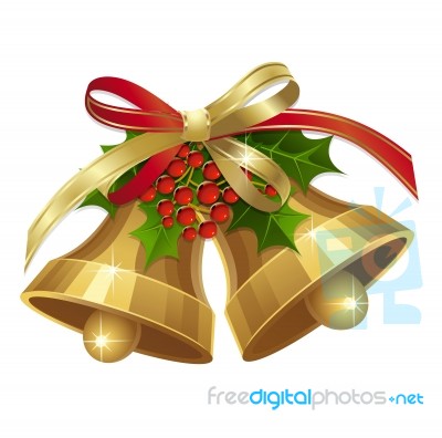 Christmas Bell Stock Image