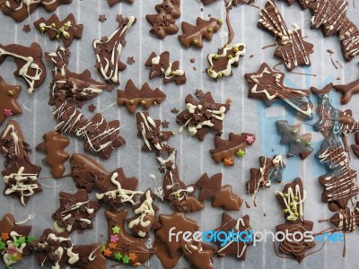 Christmas Biscuits Stock Photo