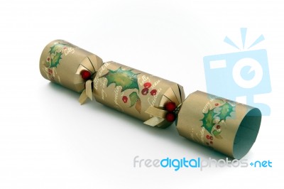 Christmas Cracker Stock Photo