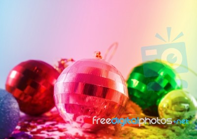 Christmas Decoration Background  Stock Photo