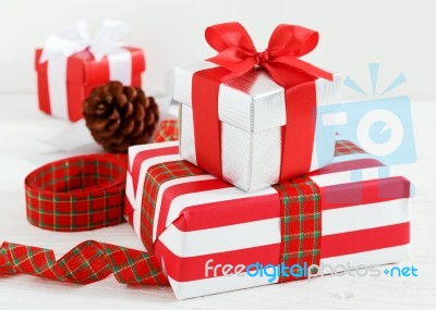 Christmas Gift Stock Photo