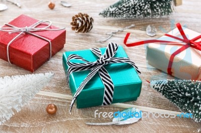 Christmas Gift Stock Photo