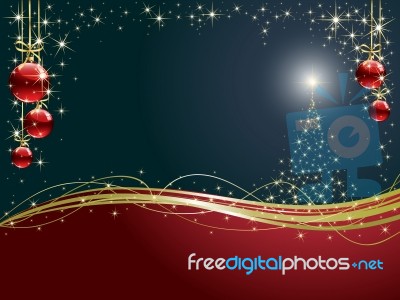 Christmas Greeting Card  Stock Image