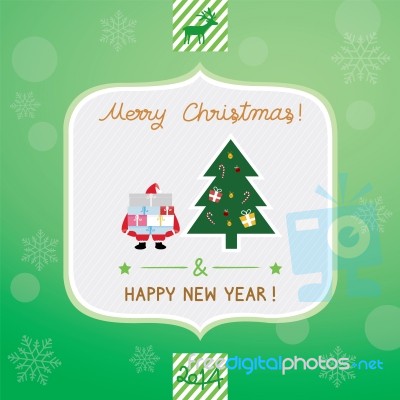 Christmas Greeting Card3 Stock Image