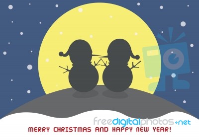 Christmas Greeting Card31 Stock Image