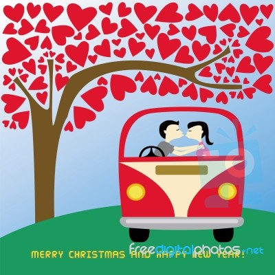 Christmas Greeting Card36 Stock Image