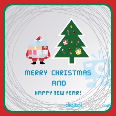 Christmas Greeting Card50 Stock Image