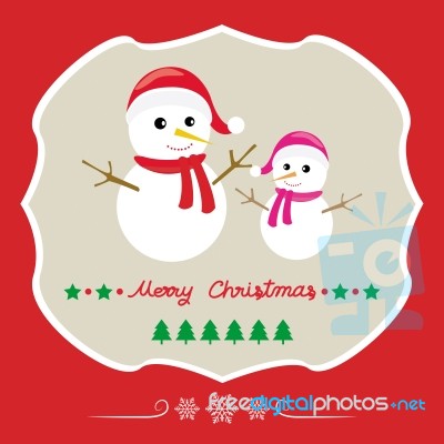 Christmas Greeting Card66 Stock Image