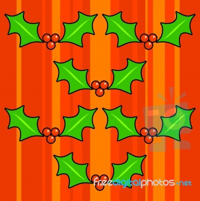 Christmas Holly Stock Image