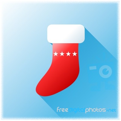 Christmas Icon Means Merry Xmas And Holiday Stock Image