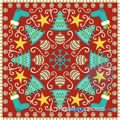 Christmas Pattern Stock Image