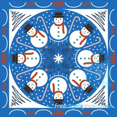 Christmas Pattern Stock Image