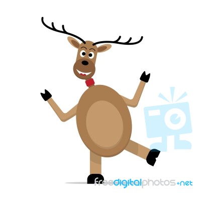 Christmas Reindeer Stock Image