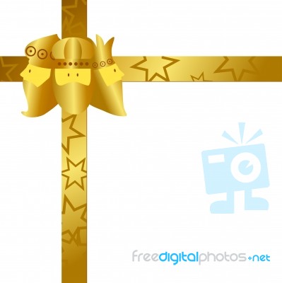 Christmas Ribbon Stock Image