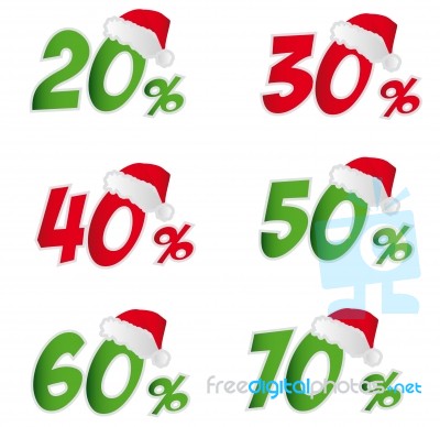 Christmas Sale Stock Image