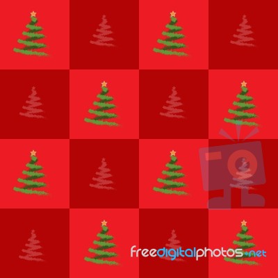 Christmas Seamless Pattern Stock Image