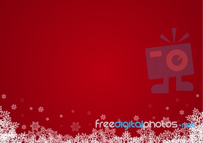 Christmas Snowflake Abstract Background Stock Image