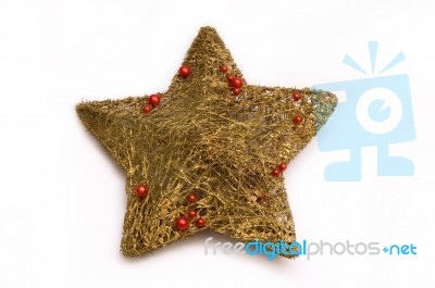 Christmas Star Decoration Stock Photo