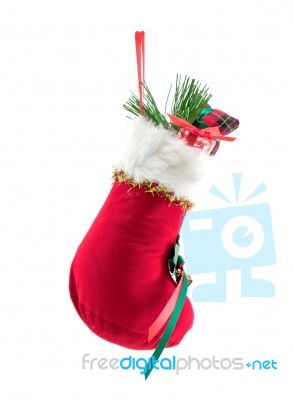 Christmas Stocking Stock Photo