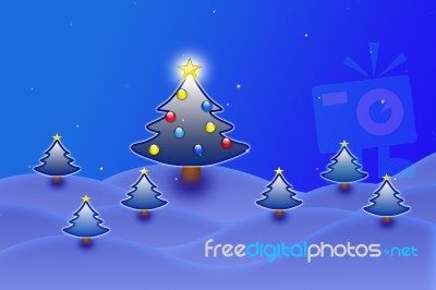 Christmas Tree Stock Image